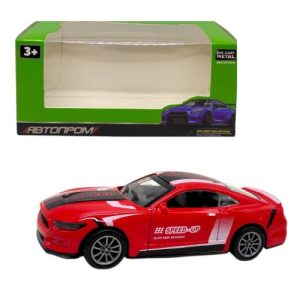 Машинка металева "АВТОПРОМ 1:36 MUSTANG ", ЧЕРВОНА