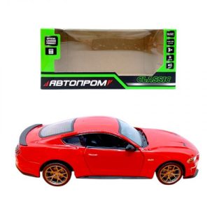 Автопром 1:34 Ford Mustang GT (ЧЕРВОНИЙ) (кор. 18*2х9х8 см.)