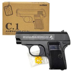 Пістолет з металевими деталями (коробка 20*14*4 см)