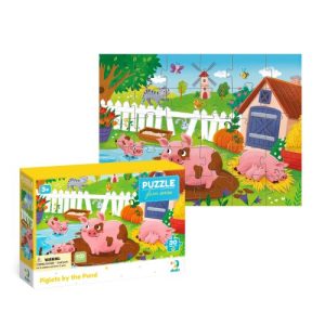 Пазл "Поросята біля ставка" 30 ел