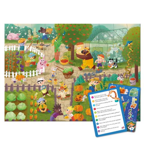 Віммельпазл "У селі", 60 ел