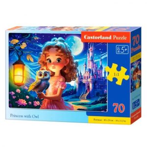 Пазли "Принцеса з совою" 70 елементів