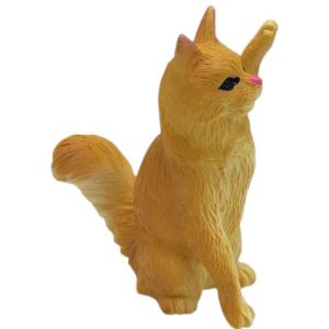 Ігрова фігурка "Тварини. Котики", приблизно 7 см (МЕЙН КУН СИДЯЧИЙ)