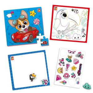 Набір для творчості "4в1. Веселі звірятка" укр