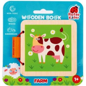 Деревʼяна іграшка "Деревʼяна книга. Ферма"