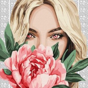 Картина за номерами - "Барвиста поезія: Півонія" ©art_selena_ua, 40х50см