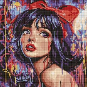 Алмазна мозаїка - "Сучасна Білосніжка" ©art_selena_ua, 40х40см