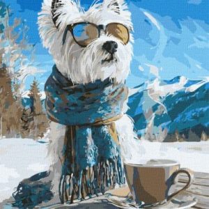 Картина за номерами - "Зимова перерва" ©art_selena_ua, 40х50см