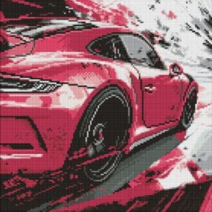 Алмазна мозаїка - Рожевий стиль ©art_selena_ua, 40х50см