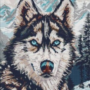 Алмазна мозаїка - "Очі півночі" ©art_selena_ua, 40х50см