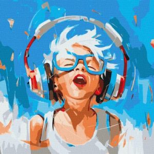 Картина за номерами - "Його літній біт" ©Mariia Kotiuzhynska, 50х50см