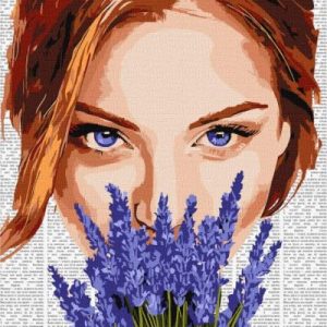 Картина за номерами - "Барвиста поезія: Лаванда" ©art_selena_ua, 40х50см