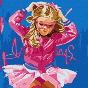 Картина за номерами - "Зефірна малишка" ©Mariia Kotiuzhynska, 50х50см