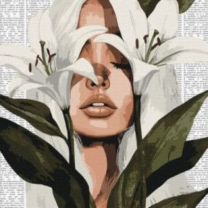 Картина за номерами - "Барвиста поезія: Лілії" ©art_selena_ua, 40х50см