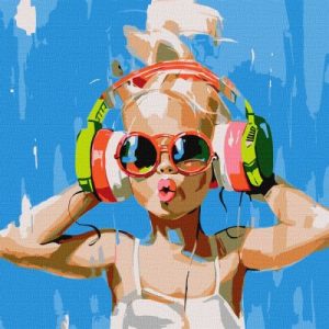 Картина за номерами - "ЇЇ літній біт" ©Mariia Kotiuzhynska, 50х50см