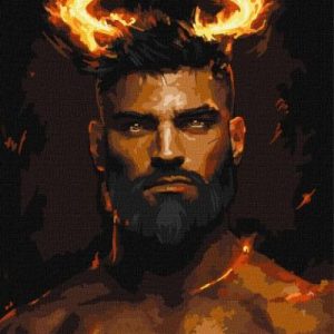 Картина за номерами - "Брутальний стиль" ©art_selena_ua, 40х50см