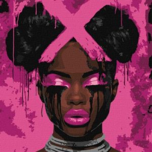 Картина за номерами - "Сльози неону" ©art_selena_ua, 40х40см