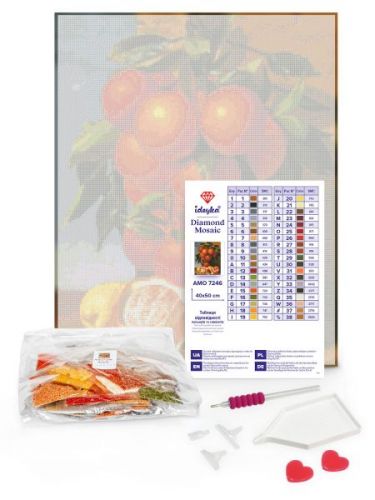 Алмазна мозаїка - "Червоний мустанг" ©art_selena_ua, 40х50