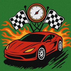 Картина за номерами - "Мить перемоги" ©art_selena_ua, 25х25см