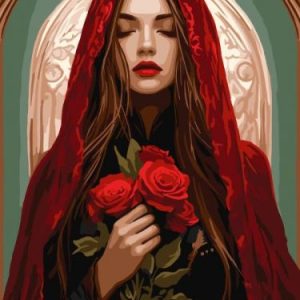 Картина за номерами - "Зачарована" ©art_selena_ua, 30х40см