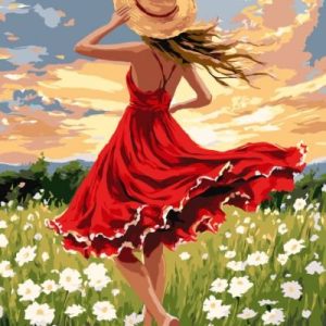 Картина за номерами - "Танець в полі" ©art_selena_ua, 40х50см