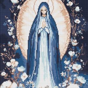 Алмазна мозаїка - "Непорочна Діва" ©art_selena_ua, 40х50см