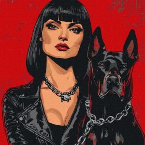 Картина за номерами - "Небезпечні" ©art_selena_ua, 40х40см