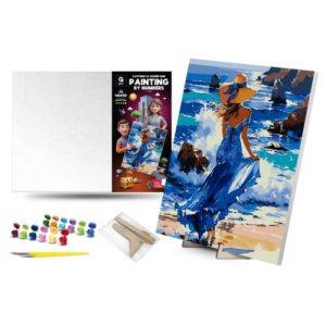 Картина по номерах 40х50 см "Я - Стихія" з деревʼяною підставкою