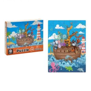 Пазли - 70 елм. "Звірятка на кораблику"