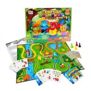 Настільна гра "Пригоди Ведмежат", у коробці