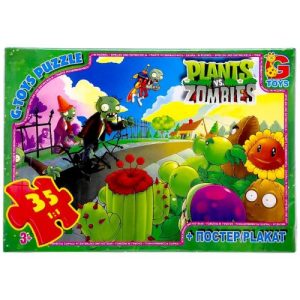 Пазли із серії "Рослини проти Зомбі", 35 ел