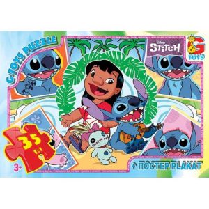 Пазли із серії "Stitch / Стіч", 35 ел