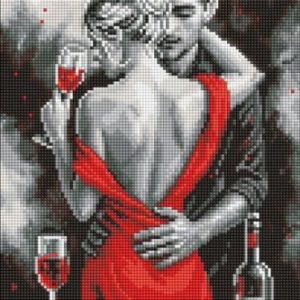 Алмазна мозаїка - "Червоне кохання" ©art_selena_ua, 30х40см
