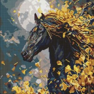 Алмазна мозаїка - "Кінь і вітер" ©art_selena_ua, 40х50см