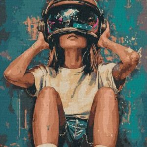 Картина за номерами - "Простір в очах" ©art_selena_ua, 40х50см