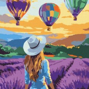 Картина за номерами - "Лавандові пригоди" ©art_selena_ua, 30х40см