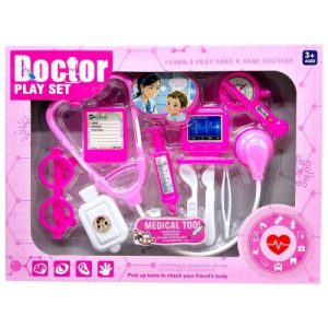Набір лікаря в коробці (РОЖЕВИЙ)