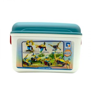 Конструктор на радіокеруванні 182 деталі, автоматичний рух, колесо вільного ходу, рух вперед-назад, акумулятор 3.7 V, пульт керування, в боксі