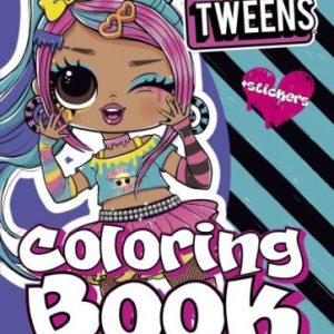 Книжка-розмальовка зі стікерами "Tweens Emma Emo"