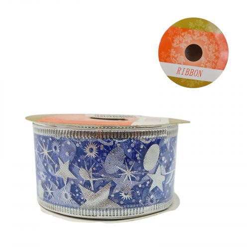 Новорічна декоративна стрічка «Завірюха» довжиною 3,8 м, мікс видів