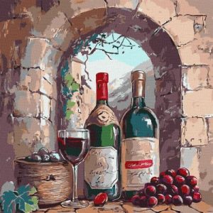 Картина за номерами - Смак витримки 40х40 см