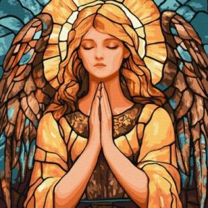 Картина за номерами - Вітраж. Я прошу у небес 40х50 см.