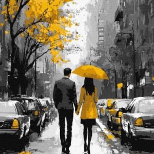 Картина за номерами - Романтичними вуличками 40х50 см.