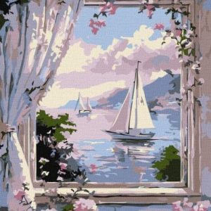 Картина за номерами - Чарівна гавань 40х50 см.