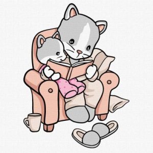 Картина за номерами - Казки на ніч 25х25 см