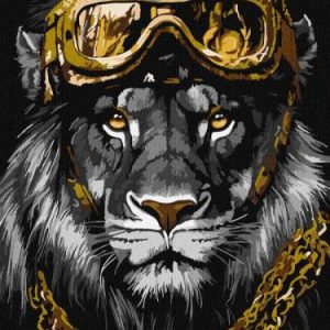 Картина за номерами - Сила стилю з фарбами металік extra 30х40 см.