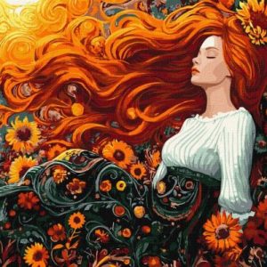 Картина за номерами - Квіти осені 40х50 см.