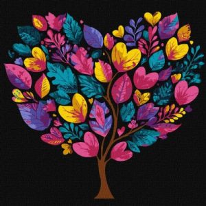 Картина за номерами - Дерево життя 30х30 см.