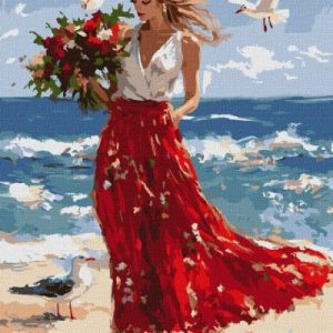 Картина за номерами - "Хвилі свободи" ©art_selena_ua, 40х50см