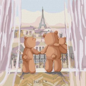 Картина за номерами - "Родинна подорож" ©tanya_bonya, 30х30см